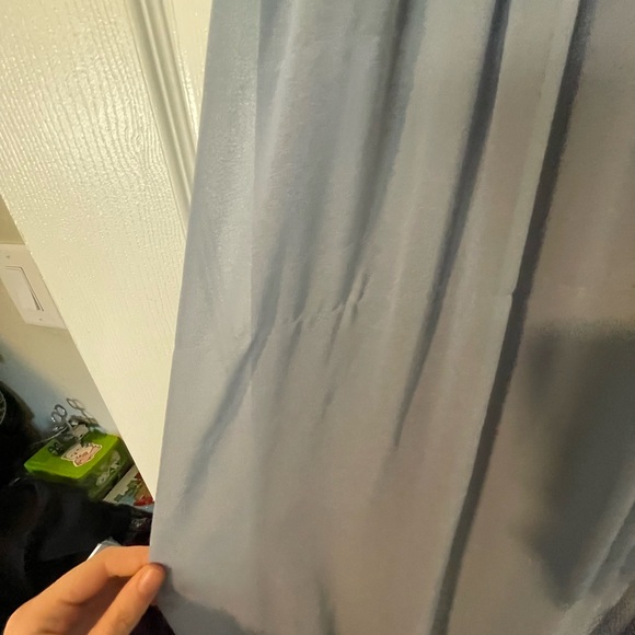 Baltic born harper Elegant Off-Shoulder Blue Dress bridesmaid maternity - Picture 3 of 4